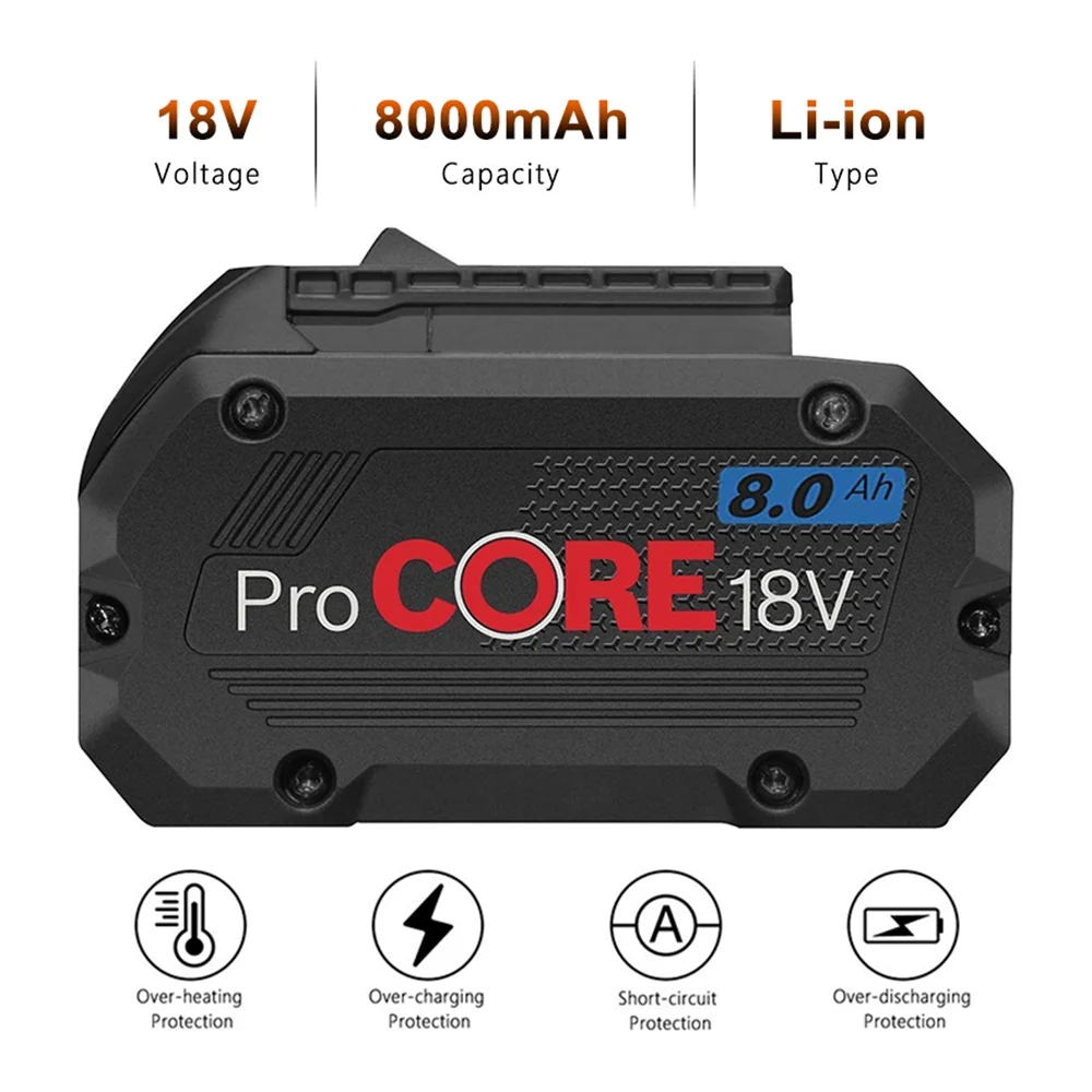 100% NEUER 18V 8,0Ah Li-Ionen- – Power Tools Cordless Bewertung und Preis