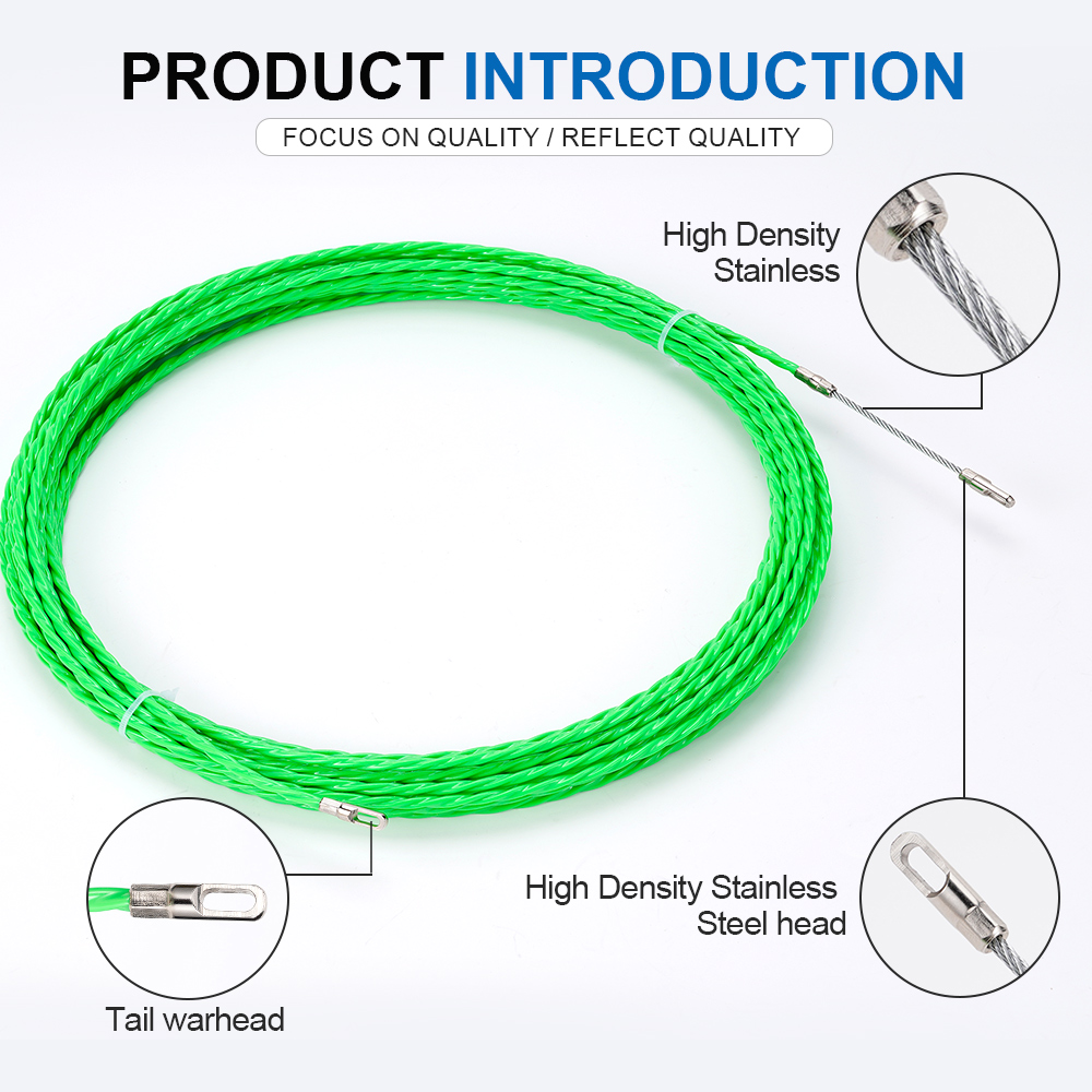 4MM Glasfaser-Kabelziehband 5- – Power Tools Green Bewertung und Preis