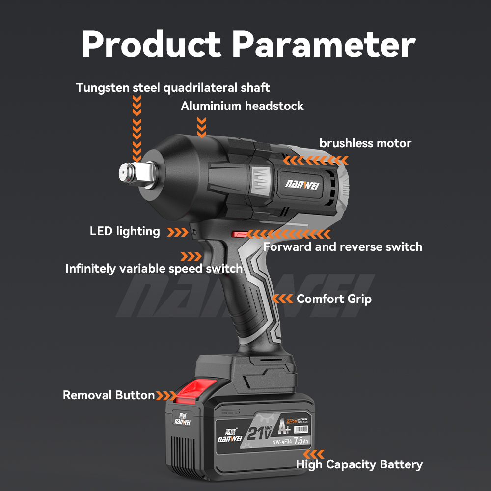 Industrieller Hochleistungs-El – Power Tools Impact Wrench Bewertung und Preis
